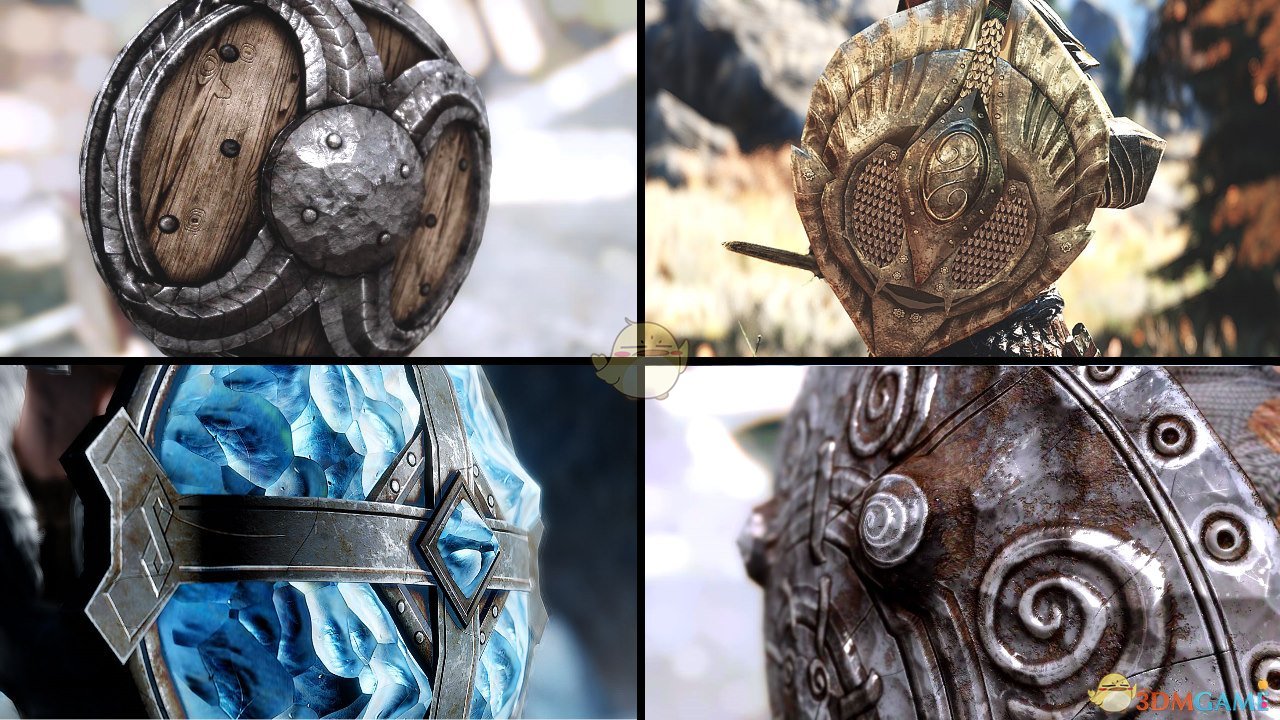 《上古卷轴5：天际》盾牌纹理大修MOD