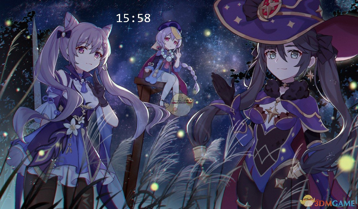 《Wallpaper Engine》原神七七莫娜刻晴动态壁纸