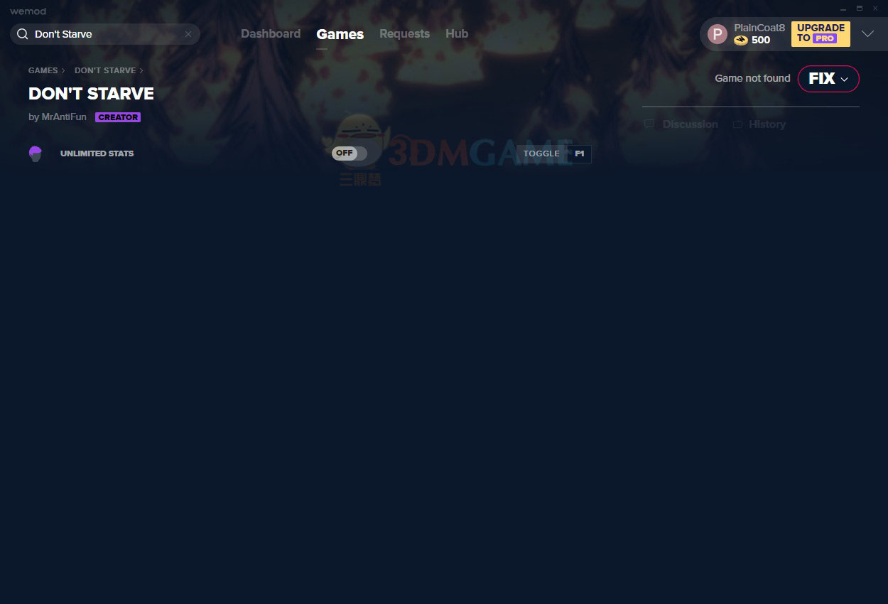 《饥荒》v2020.09.30无限属性修改器[MrAntiFun]