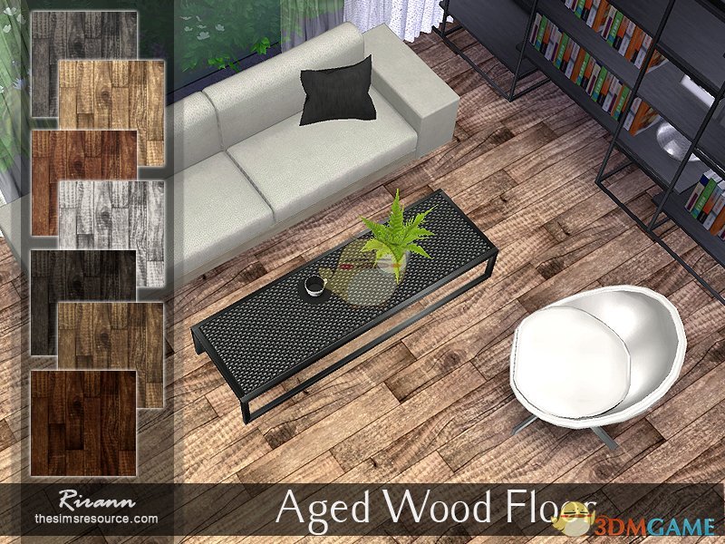《模拟人生4》老旧款式木地板MOD