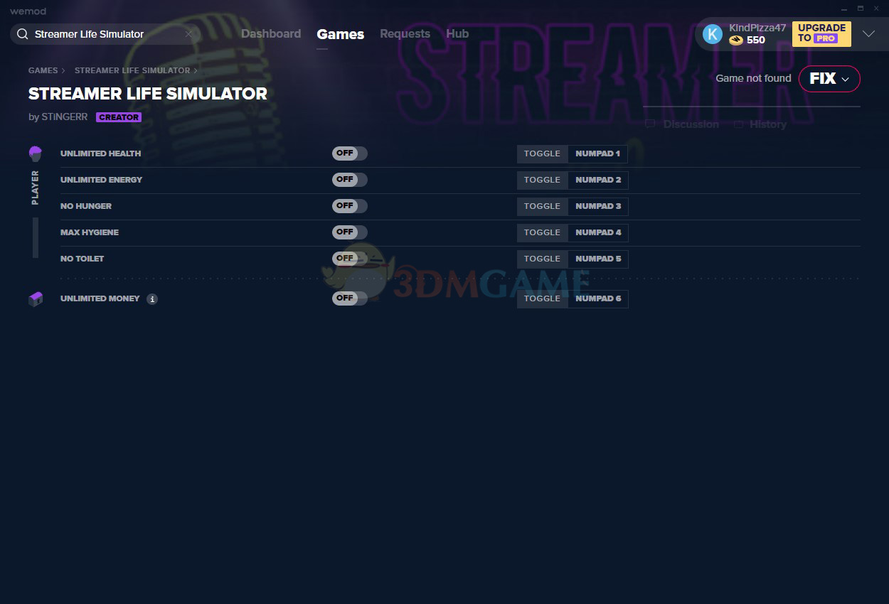 《主播生活模拟器》v1.2.0六项修改器[MrAntiFun]