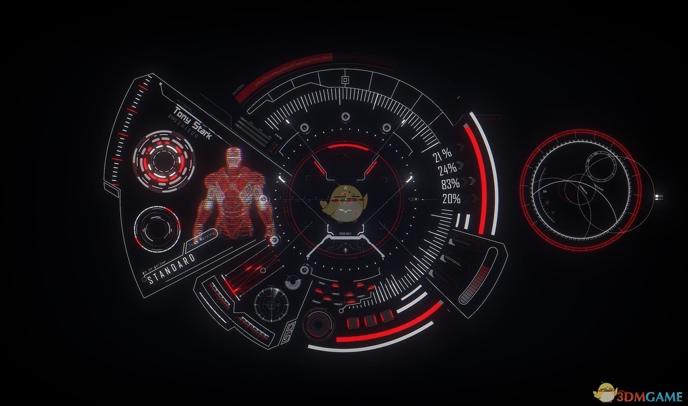 《Wallpaper Engine》钢铁侠科幻风HUD动态壁纸