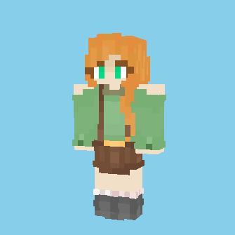 《我的世界》可爱Steve&Alex皮肤MOD