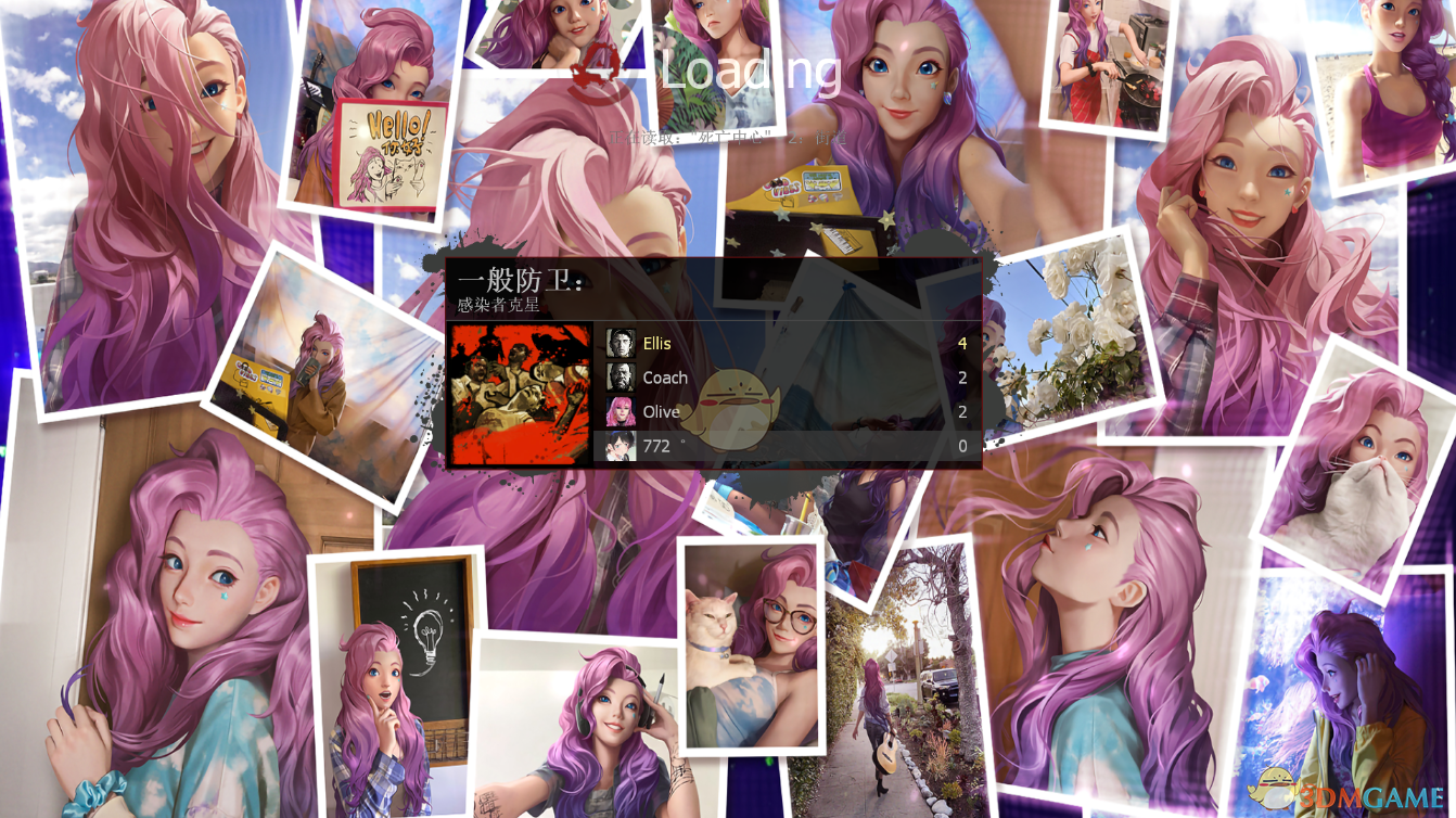 《求生之路2》Seraphine载入背景图MOD