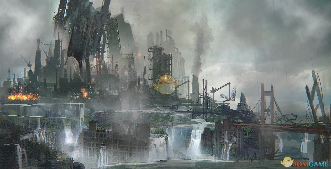 《Wallpaper Engine》尼尔 - 废墟机械城市动态壁纸