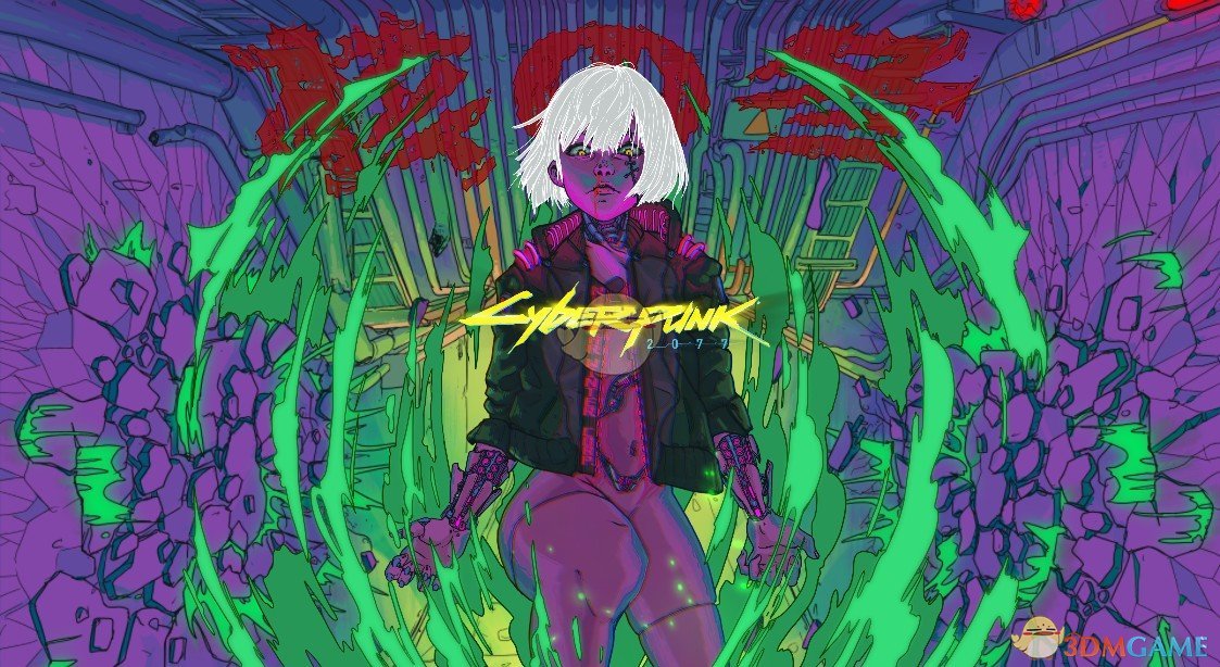 《Wallpaper Engine》赛博朋克2077漫画风机械人少女动态壁纸