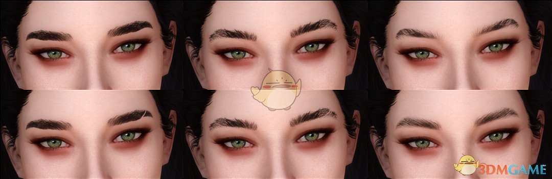 《上古卷轴5：天际》女性性感眉毛美化MOD