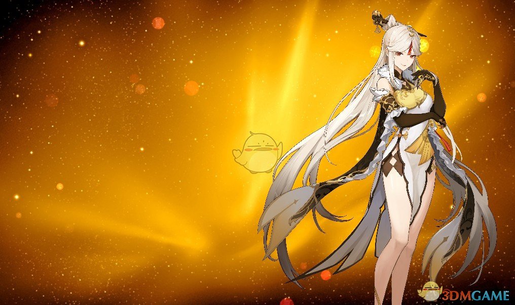 《Wallpaper Engine》原神 - 凝光 - 立绘纯色背景动态壁纸