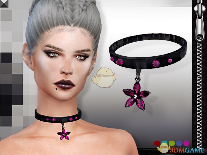 《模拟人生4》紫色水晶项圈MOD