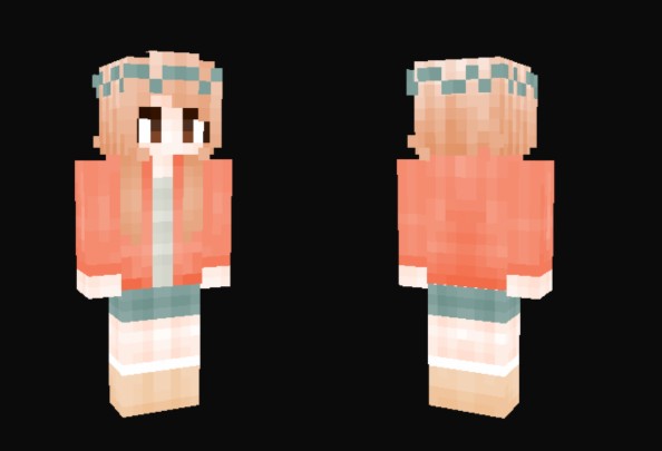 《我的世界》橄榄冠少女皮肤MOD