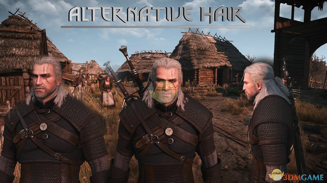 《巫师3：狂猎》杰洛特备用发型MOD