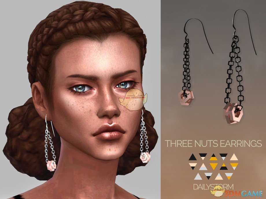 《模拟人生4》螺母铁链耳环MOD