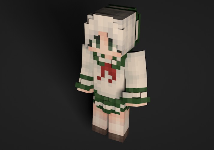 《我的世界》怪物拟人·苦力怕皮肤MOD