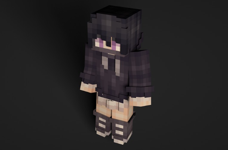 《我的世界》怪物拟人·末影人皮肤MOD