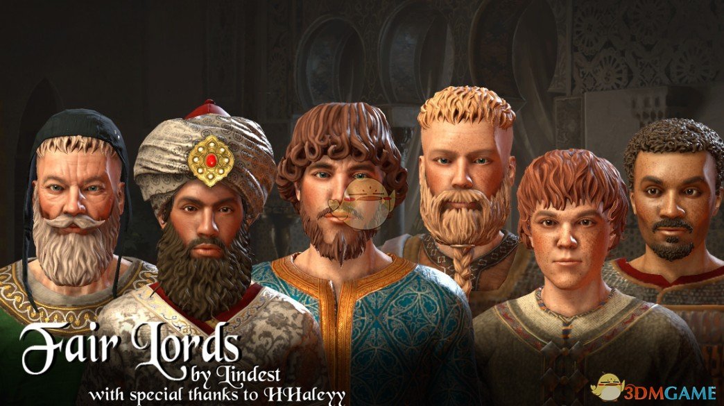 《十字军之王3》更合理的男性容貌MOD