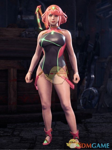 《怪物猎人：世界》异度神剑2焰泳装MOD