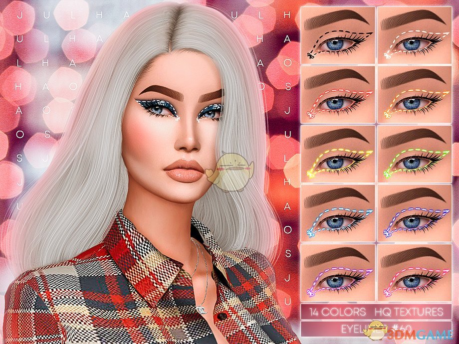 《模拟人生4》女性高清美丽眼线MOD