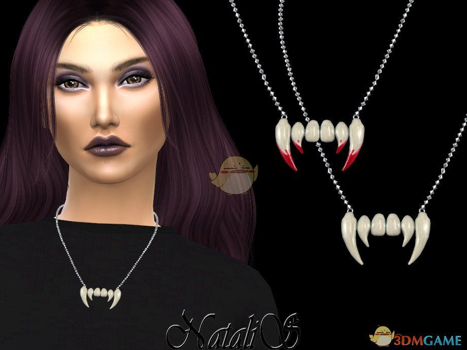 《模拟人生4》吸血鬼牙齿项链MOD