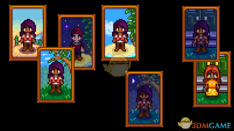 《星露谷物语》更多背包人物背景MOD