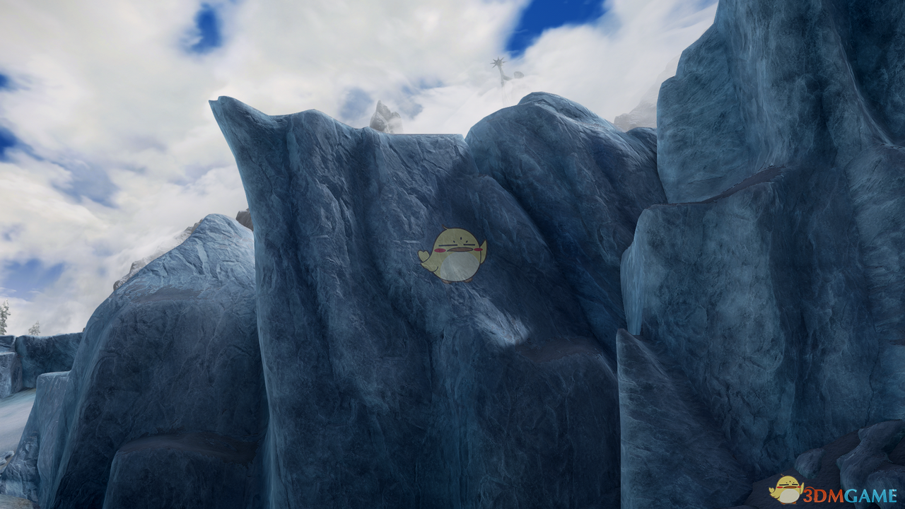 《上古卷轴5：天际重置版》冰和冰川纹理美化MOD