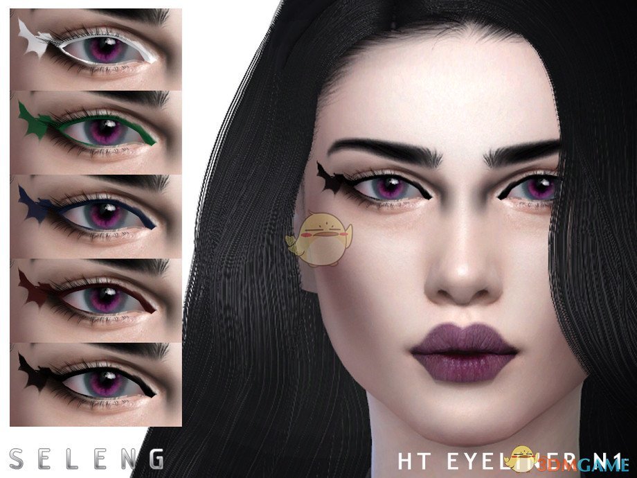 《模拟人生4》龙翅膀眼线MOD