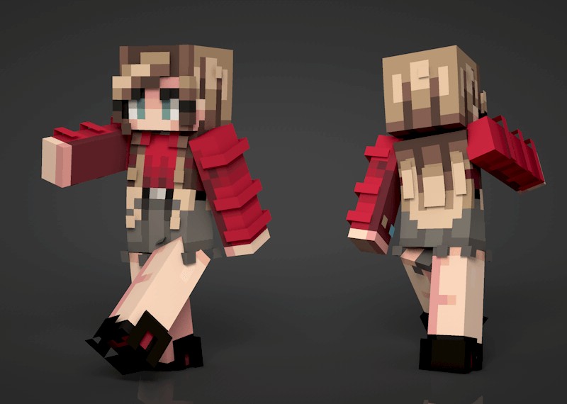 《我的世界》Fate凛装束皮肤MOD