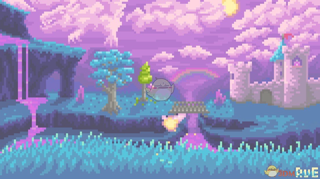 《Wallpaper Engine》泰拉瑞亚小城堡与草原像素风动态壁纸