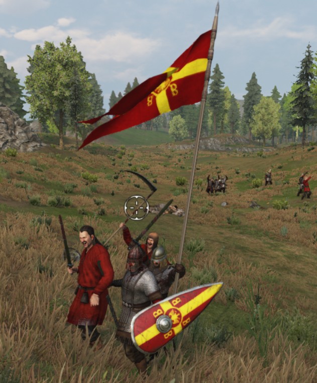 《骑马与砍杀2》东罗马帝国旗帜MOD