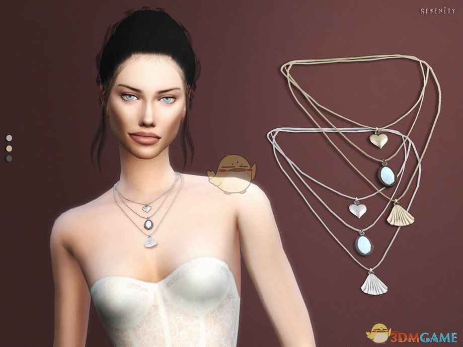 《模拟人生4》女性三件套项链MOD