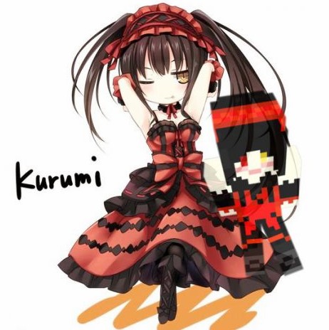 《我的世界》时崎狂三皮肤MOD