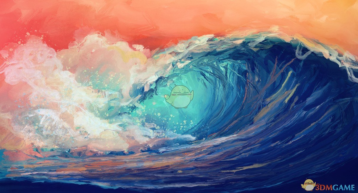 《Wallpaper Engine》油画玻璃风海浪动态壁纸