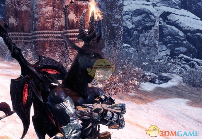 《怪物猎人：世界》黑山羊头盔MOD