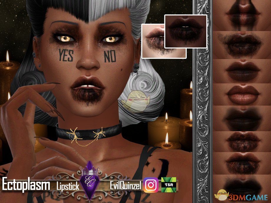 《模拟人生4》黑色唇膏MOD