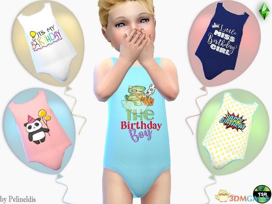 《模拟人生4》女童可爱泳装MOD