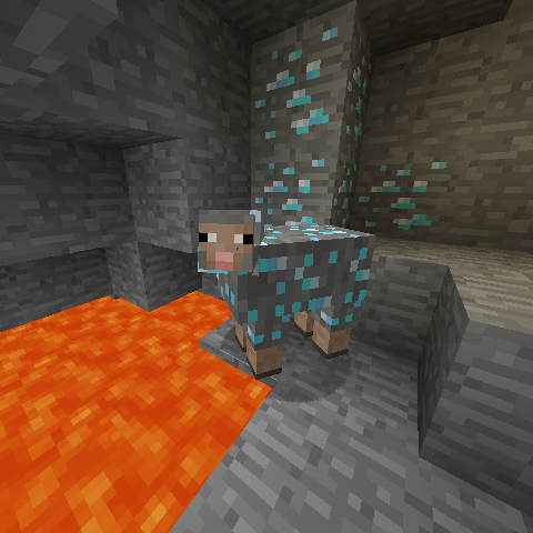 《我的世界》矿石绵羊MOD