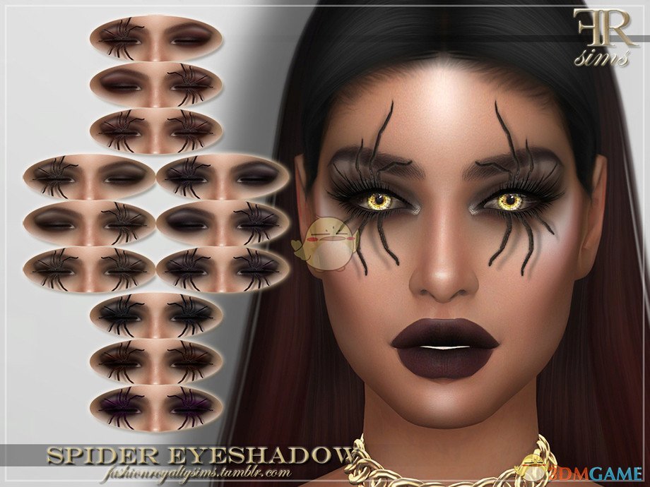 《模拟人生4》蜘蛛眼影MOD