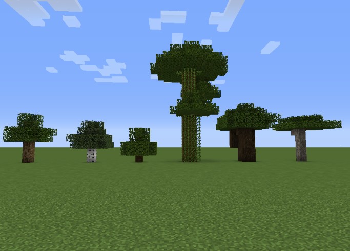 《我的世界》砍倒树木MOD