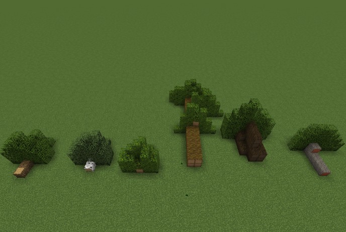 《我的世界》砍倒树木MOD