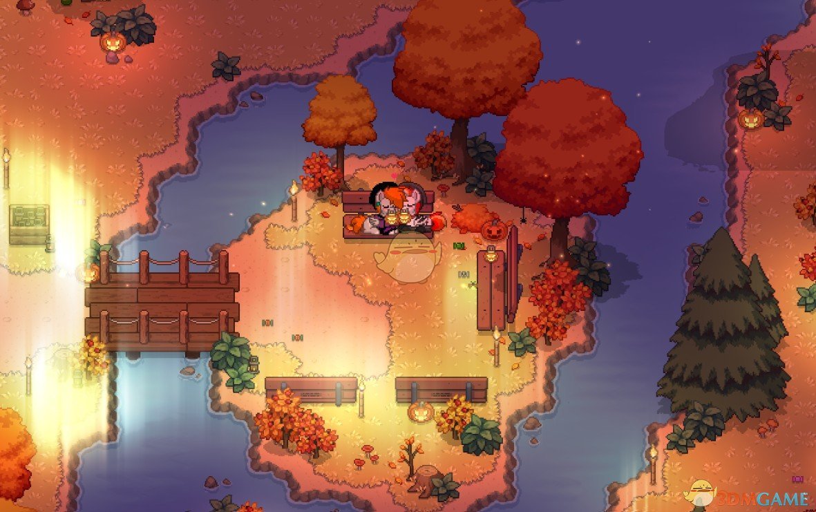 《Wallpaper Engine》像素风公园休息的彩虹小马动态壁纸