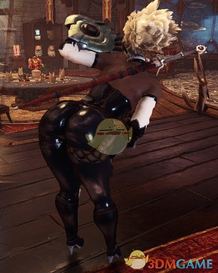 《怪物猎人：世界》渔网束腰低胸装MOD