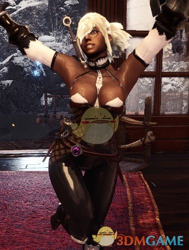 《怪物猎人：世界》渔网束腰低胸装MOD