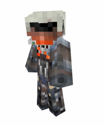 《我的世界》合金装备 - 面具雷电皮肤MOD