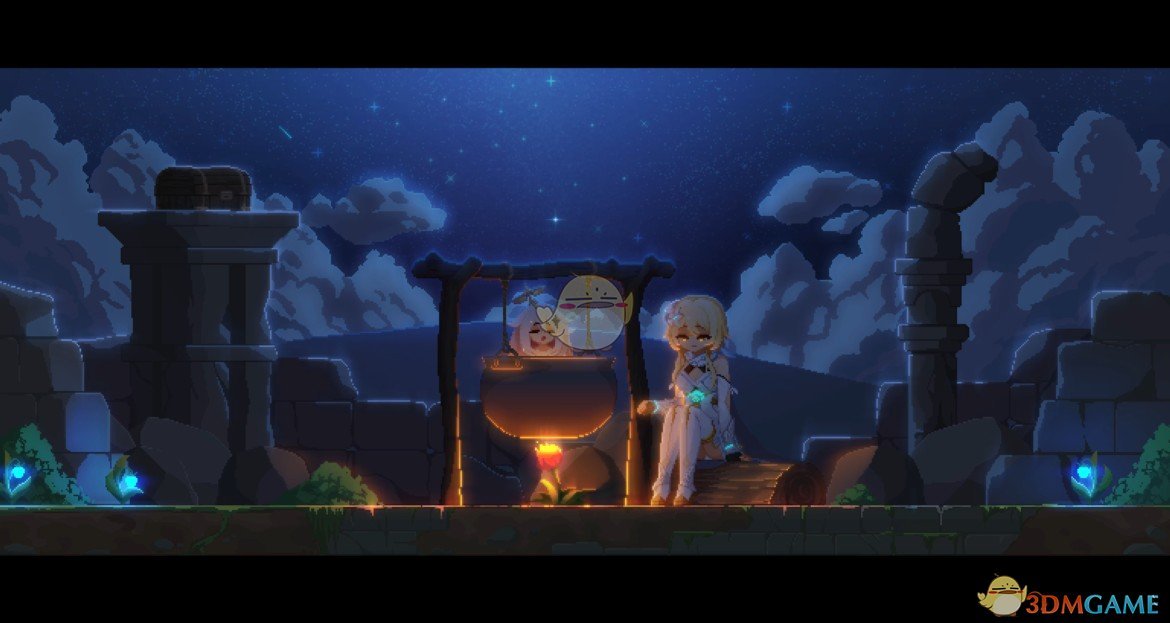 《Wallpaper Engine》像素风 - 原神 - 烹饪派蒙动态壁纸