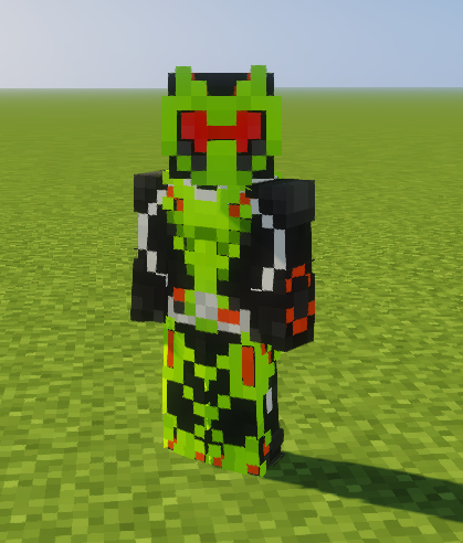 《我的世界》假面骑士01高清皮肤MOD