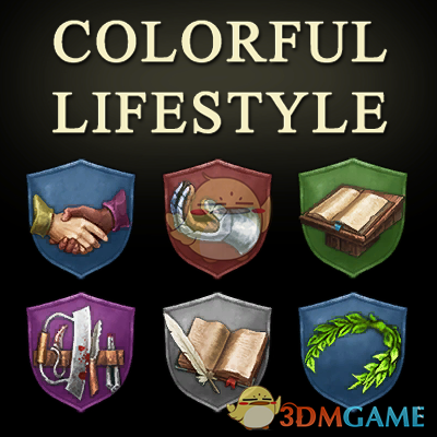 《十字军之王3》2代风格生活特质图标MOD