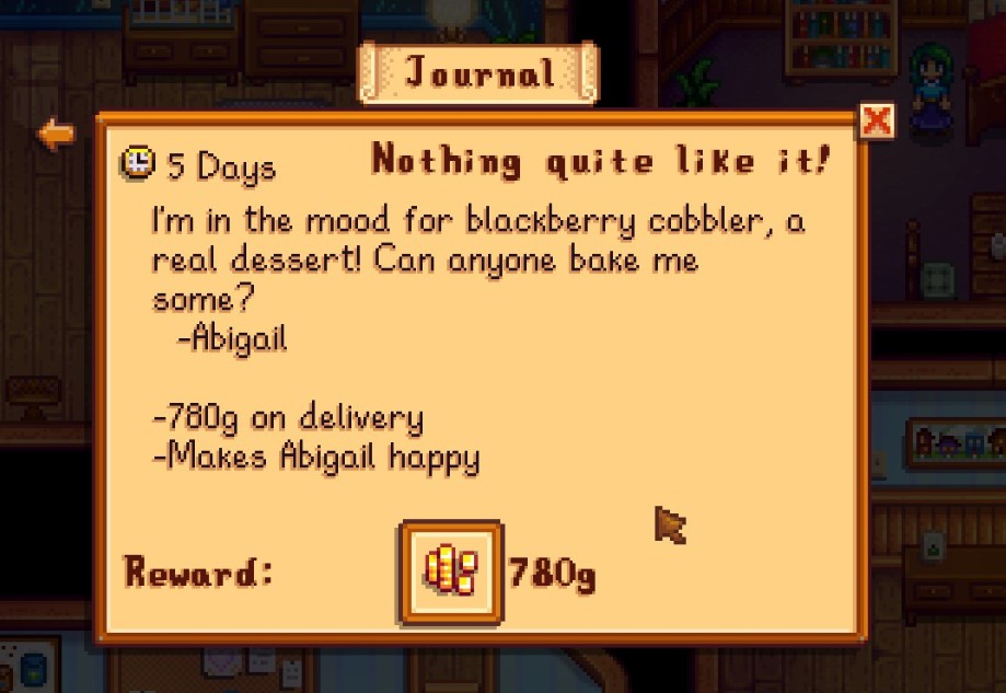 《星露谷物语》美食任务MOD