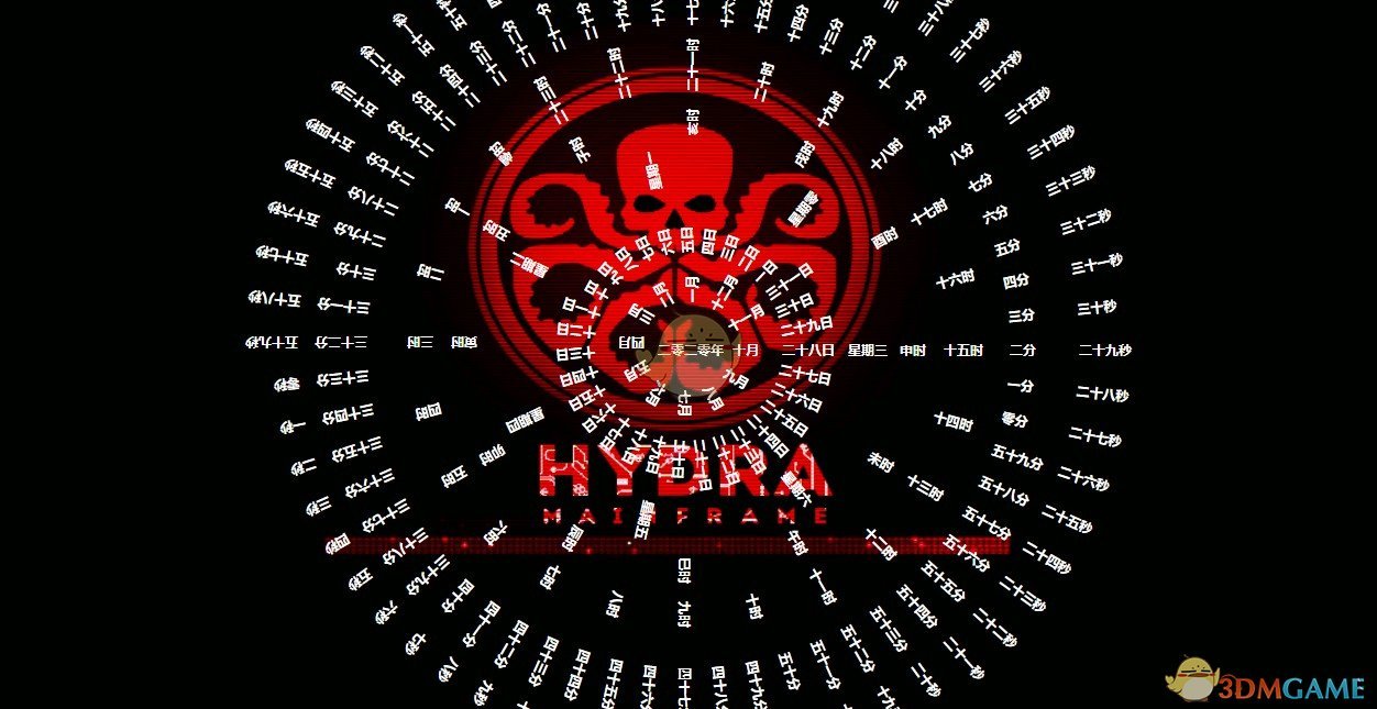 《Wallpaper Engine》骷髅克苏鲁旋转时钟动态壁纸