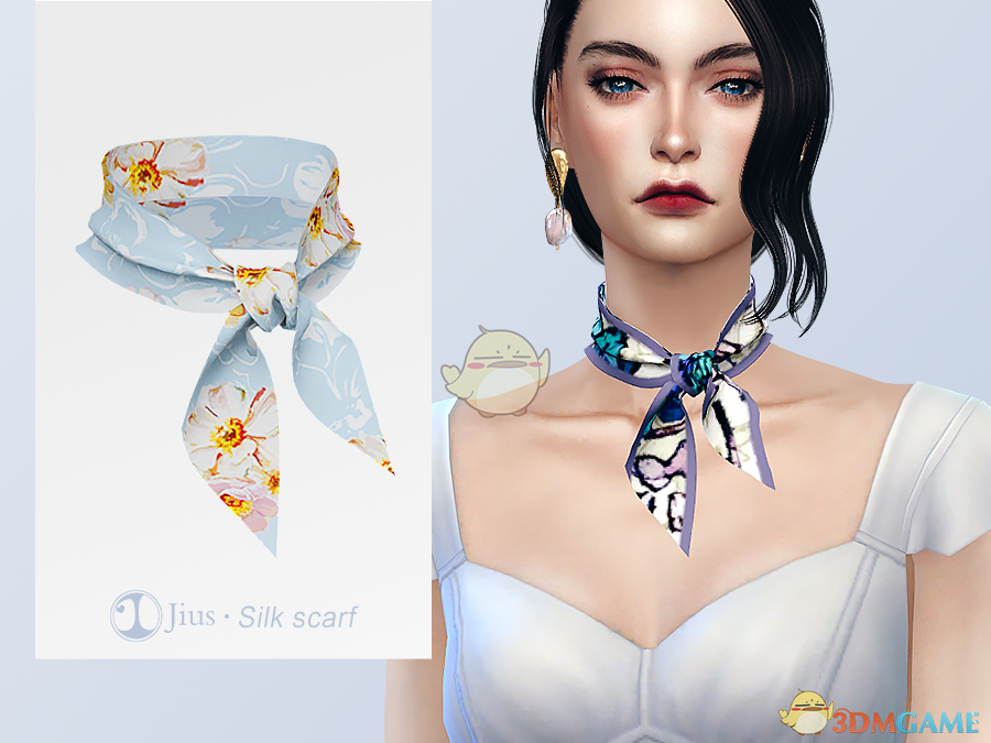 《模拟人生4》女性真丝围巾MOD