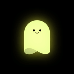 《Wallpaper Engine》飘动的小幽灵动态壁纸