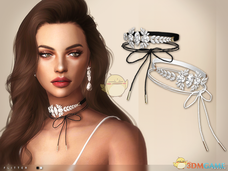 《模拟人生4》女性钻石碎花项链MOD